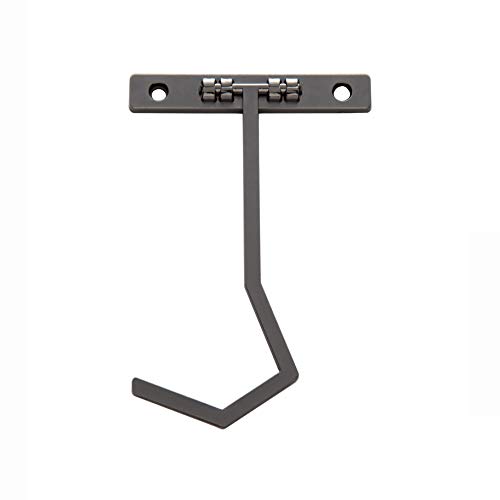 DIKALU Metal Banana Hanger - Under Cabinet Hook for Bananas or Other Kitchen Items. Keep Banana Fresh (Gun Color X 1pc)