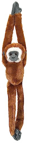 Wild Republic Gibbon Plush, Monkey Stuffed Animal, Plush Toy, Gifts for Kids, Hanging 20'