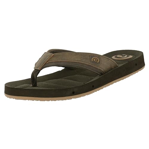 Cobian Men's Water Friendly Draino 2 Flip Flops, Chocolate, 9
