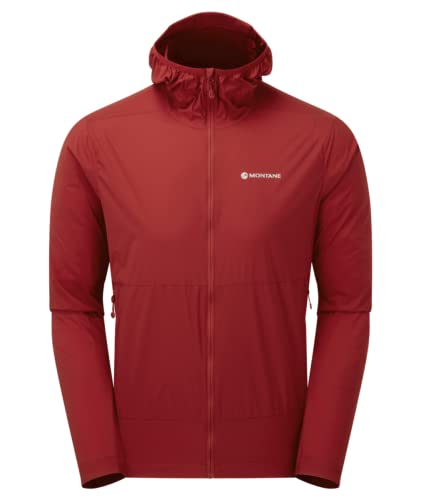 Montane Featherlite Hoodie - Mens, Acer Red, Extra Large, MFEHOACRX15