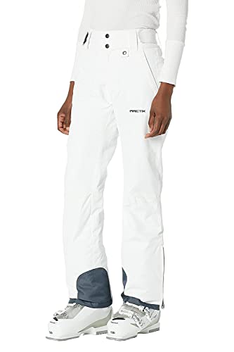 Arctix Women's Insulated Snow Pants, White, X-Small