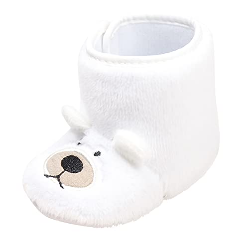 Bblulu Fleece Baby Booties Warm Cozy Baby Slippers Infant Shoes Slipper Sock Soft Baby Socks Lightweight Indoor Moccasins House Shoes