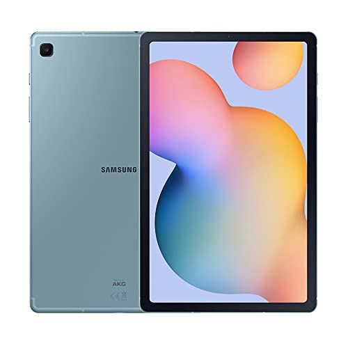 SAMSUNG Galaxy Tab S6 Lite 10.4' 64GB Android Tablet, LCD Screen, S Pen Included, Slim Metal Design, AKG Dual Speakers, 8MP Rear Camera, Long Lasting Battery, US Version, 2022, Angora Blue