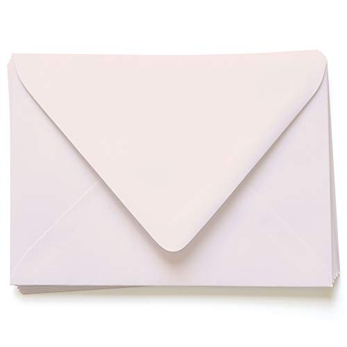 Powder Pink Envelopes - A7.5 Gmund Colors Matt 5 1/2 x 7 1/2 Euro Flap 81T, 25 pack