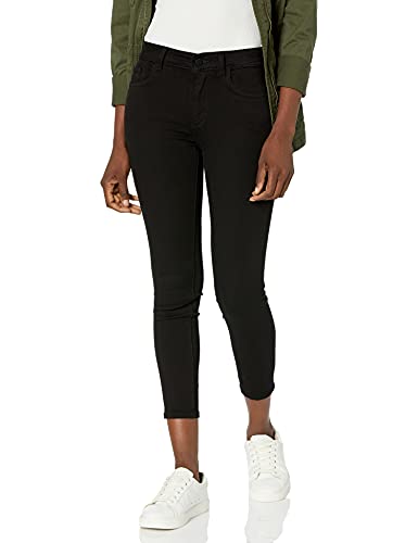 DL1961 Women's Florence Instasculpt Mid-Rise Skinny Fit Cropped Jean, Black, 26