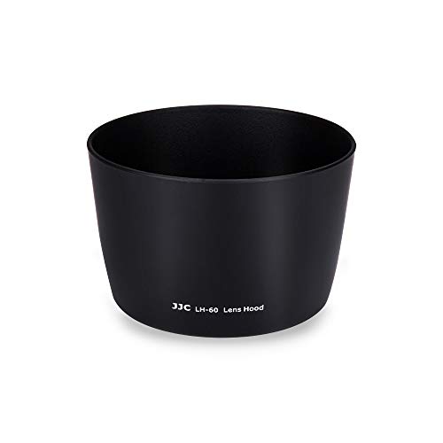 JJC Camera Lens Hood Shade Fits for Canon EF 75-300mm f/4-5.6 III USM & Canon EF-S 55-250mm f/4-5.6 IS II Lens Replaces Canon ET-60 Hood Reverse Attaching -Black