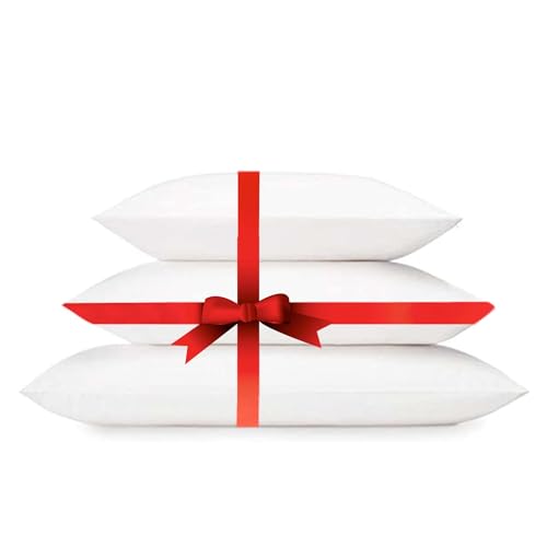 RejuveNite American Talalay Latex Medium Support Bed Pillow for Sleeping with Luxurious 100% Cotton Sateen, 400TC Cover, Standard High Profile – Made in USA