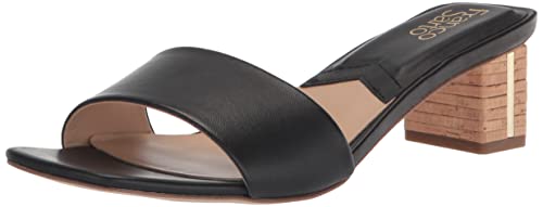 Franco Sarto Womens Cruella Slide Sandal Black 7 M