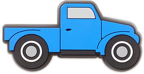 Crocs Jibbitz Light Up Shoe Singles, Cute Charms for Girls and Boys, Lights Up Blue Truck, One Size