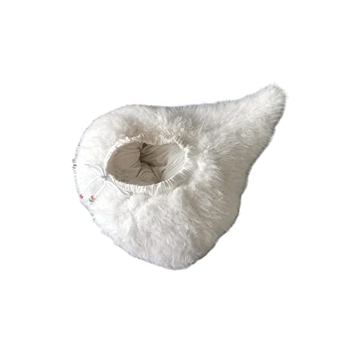 SunBritly Cute Animal Duck Costume White Plush Toy Ass Cartoon Dress Up Role Play Clothes Halloween Costume for Kids Toddlers (white,Large)