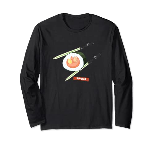 Star Wars Treats Rebel Symbol Sushi & Lightsaber Chopsticks Long Sleeve T-Shirt