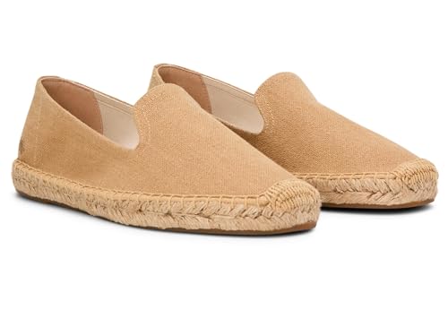Soludos Womens Smoking Slipper Espadrille Café Taupe 9-9.5 Medium