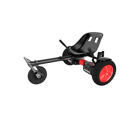Hover-1 Beast Buggy Attachment | Compatible with All 10' Electric Hoverboards, Hand-Operated Rear Wheel Control, Adjustable Frame & Straps, Easy Assembly & Install