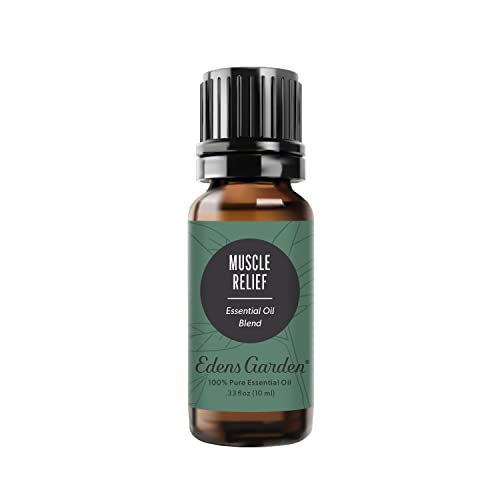 Edens Garden Muscle Relief Essential Oil Synergy Blend, 100% Pure Therapeutic Grade (Undiluted Natural/Homeopathic Aromatherapy Scented Essential Oil Blends) 10 ml