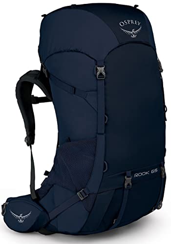 Osprey Rook 50L Men's Backpacking Backpack, Midnight Blue