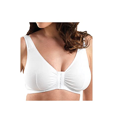Leading Lady Meryl Cotton Front-Closure Comfort & Sleep Bra - Comfy Cotton Sleep and Leisure Bras For Women.
