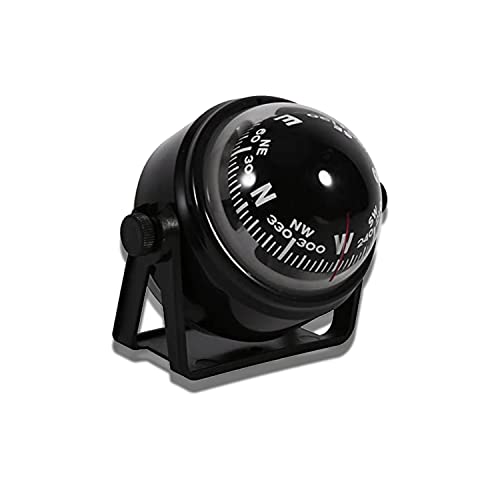 Keenso Boat Compass, Waterproof Marine Compass for Boats Dash Mount Hiking Camping Magnetic Compass for Boat Caravan Truck
