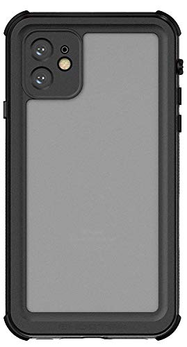 Ghostek NAUTICAL Heavy Duty iPhone 11 Waterproof Case with Built-In Screen Protector Full-Body Shell Shockproof Protection Tough Rugged Phone Cover Designed for 2019 Apple iPhone 11 (6.1 Inch) (Black)