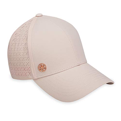 Gaiam Pink Baseball Cap for Women - Cruiser Breathable Nova Design, Lightweight Women's Ball Cap for Long Workouts & Running, Easily Adjustable Trendy Women's Hat with Ponytail Holder, Blush