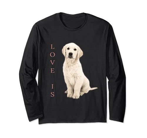 Labrador Retriever Shirt Women Men White Lab Dog Mom Long Sleeve T-Shirt