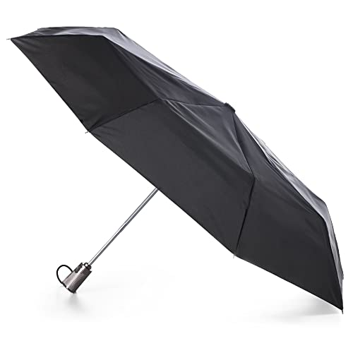 totes Titan Portable Travel Umbrella – Windproof, Waterproof, Strong, Compact Umbrella – Perfect for the Car, Backpack, and On-the-Go