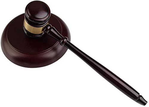 wish you have a nice day Wooden Gavel and Sound Block perfet for Judge Lawyer Auction Sale