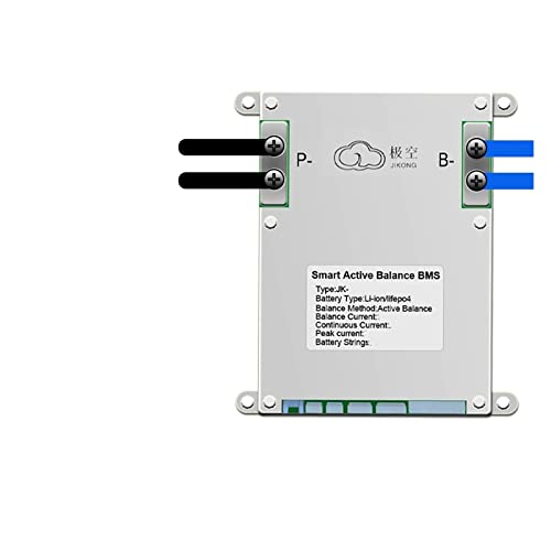 Smart BMS Jk BMS Active Balance 8S 12S 13S 14S 16S 17S 20S 24S Smart BMS 60A 80A 100A 150A 200A 600A Lifepo4 Li-Ion Lto Battery Protection Board with Balance (Color : BD6A17S8P, Size : JK)