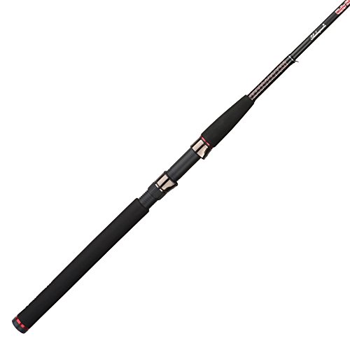 Ugly Stik 6’6” GX2 Spinning Rod, Three Piece Spinning Rod, 8-20lb Line Rating, Medium Heavy Rod Power, Moderate Fast Action, 1/4-3/4 oz. Lure Rating, Black