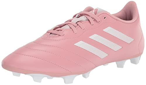 adidas Unisex Goletto VIII Firm Ground Soccer Shoe, Wonder Mauve/White/White, 6.5 US Men