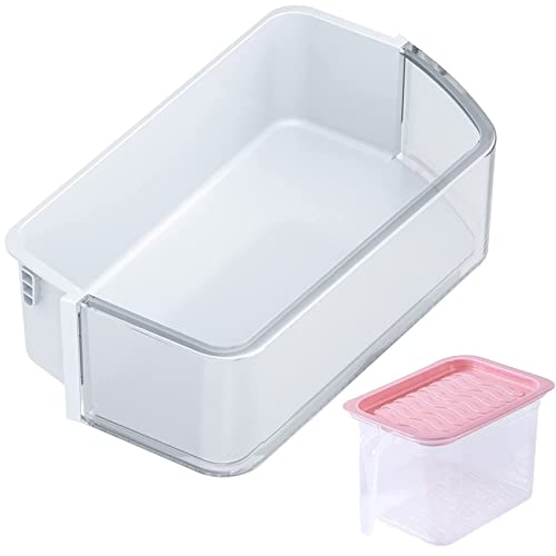 DA97-12650A Door Shelf Bin Basket for Samsung Refrigerator Door Shelf Right Side Replacement for Samsung RF263beaesr RF260beaesr RF261beaesr Door Shelves With Food Storage Container