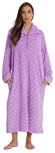 Just Love Plush Zipper Lounger Robe 6793-LIL-2X
