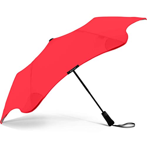 Blunt Metro Travel Umbrella – 38' Compact Umbrella - Small, Collapsible Windproof Stick Umbrella, Heavy Duty Portable Umbrella for Rain, Sun Umbrella for UV Protection - Red
