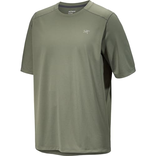 Arc'teryx Cormac Crew Neck Shirt SS Men's | Performance Tee for High-Output Activities | Forage Heather II, X-Large