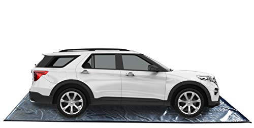 TruContain Containment Mat for Snow Ice Water and Mud -Garage Floor Mat (7'9'x18')