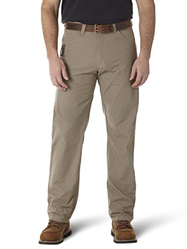 Wrangler Riggs Workwear mens Technician Work Utility Pants, Dark Khaki, 38W x 30L US