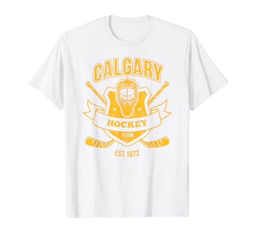 Distressed Vintage Look Calgary Tailgate Gameday Party Gift T-Shirt