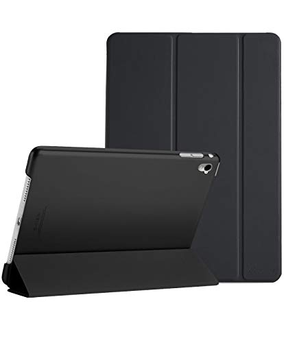 ProCase Smart Case for iPad Pro 9.7 Inch 2016, Ultra Slim Lightweight Stand Smart Case Shell with Translucent Frosted Back Cover for iPad Pro 9.7 Inch (A1673 A1674 A1675) -Black