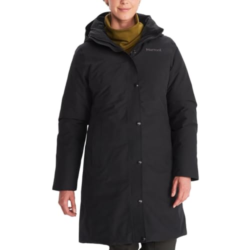 MARMOT Women's Chelsea 700 Fill Down Breathable Coat, Black, X-Large