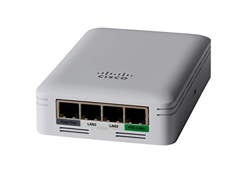 Cisco Business 145AC Wi-Fi Access Point | 802.11ac | 2x2 | 4 GbE Ports | PoE | Wall Plate | Limited Lifetime Protection (CBW145AC-B)