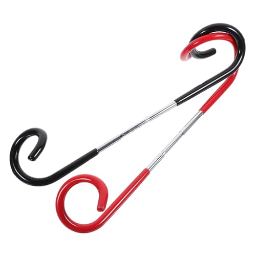 GANAZONO Camping Lantern Hanger Hooks, 2pcs Tent Light Lamp Hanging Hooks, Outdoor Bird Feeder Hanger Tree Branch Hooks, S Hooks for String Lights Hanging