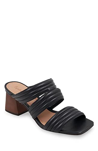 Splendid Women's Kaira Heeled Sandal, Black, 7