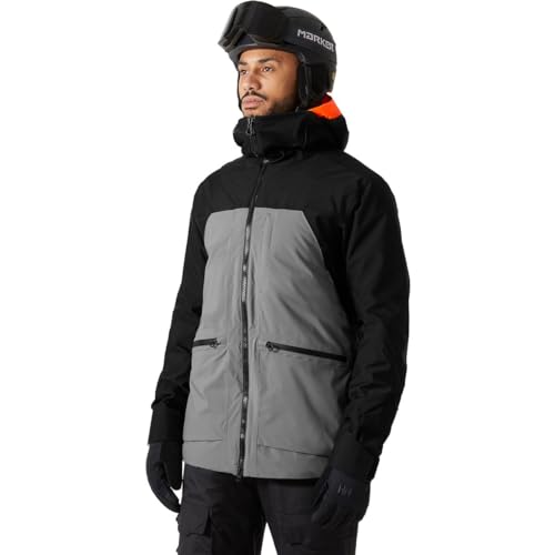 Helly-Hansen Mens Straightline LIFAloft 2.0 Jacket, 876 Concrete, Medium