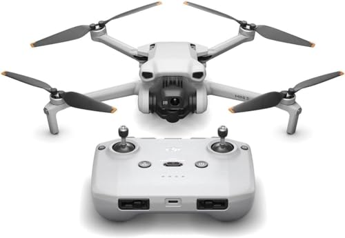DJI Mini 3, Lightweight Mini Drone with 4K HDR Video, 38-min Flight Time, True Vertical Shooting, Return to Home, up to 10km Video Transmission, Drone with Camera for Beginners