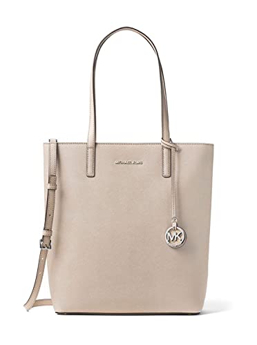 MICHAEL Michael Kors Womens Hayley Large North/South Top-Zip Tote Cement One Size