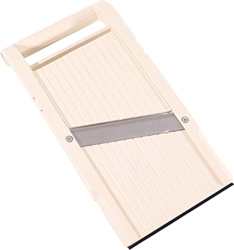 Benriner Mandoline Jumbo Slicer, Japanese Stainless Steel Blade, Beige