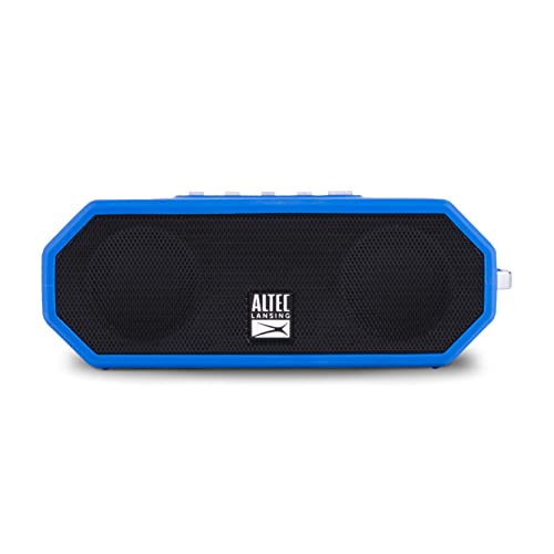 Altec Lansing LifeJacket H2O 4 - Waterproof Bluetooth Speaker, Durable & Portable Speaker with Voice Assistant, 10 Hour Battery Life & 100 Foot Range, Royal Blue