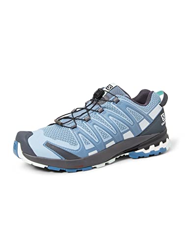 Salomon XA PRO 3D v8 Trail Running Shoes for Women, Ashley Blue/Ebony/Opal Blue, 9