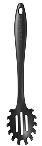 Cuisinart Curve Handle Nylon, Pasta Server,Black,1 EA, 14.5'