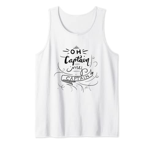Oh Captain Poem Lover My Captain Tank Top