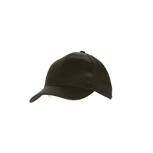 Chef Works Unisex Cool Vent Baseball Cap, Black/Black, One Size